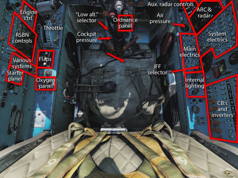 MiG-21bis cockpit.