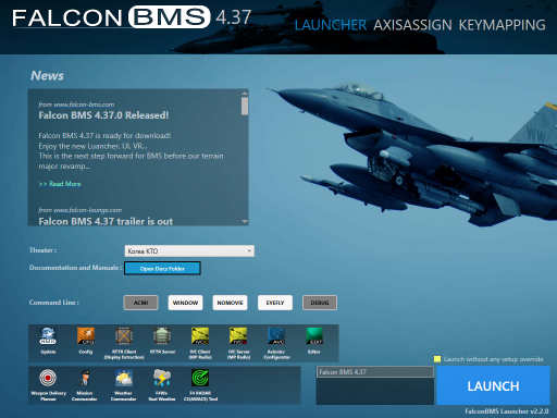 The BMS launcher.