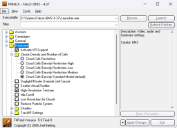 BMS config VR settings