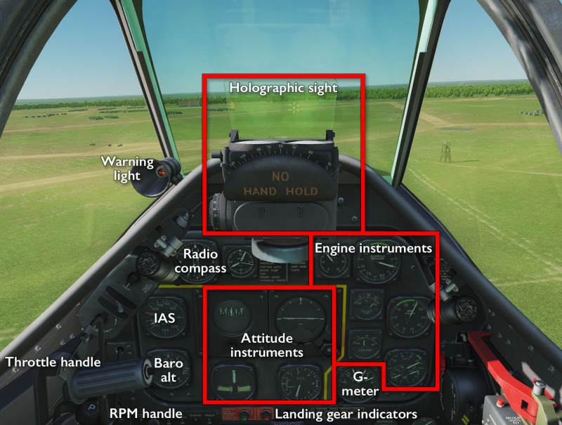 P-51D Dashboard