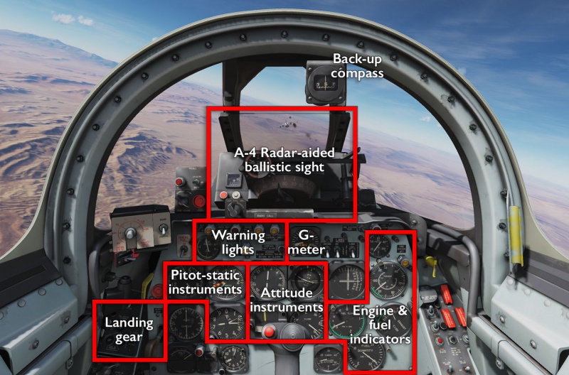 F-86F (MAC edition) Dashboard