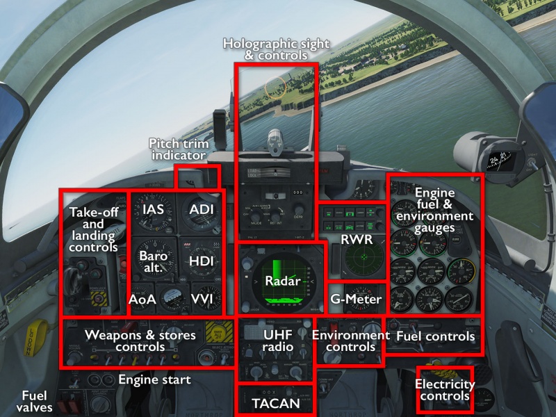 F-5E-3 Front Dashboard