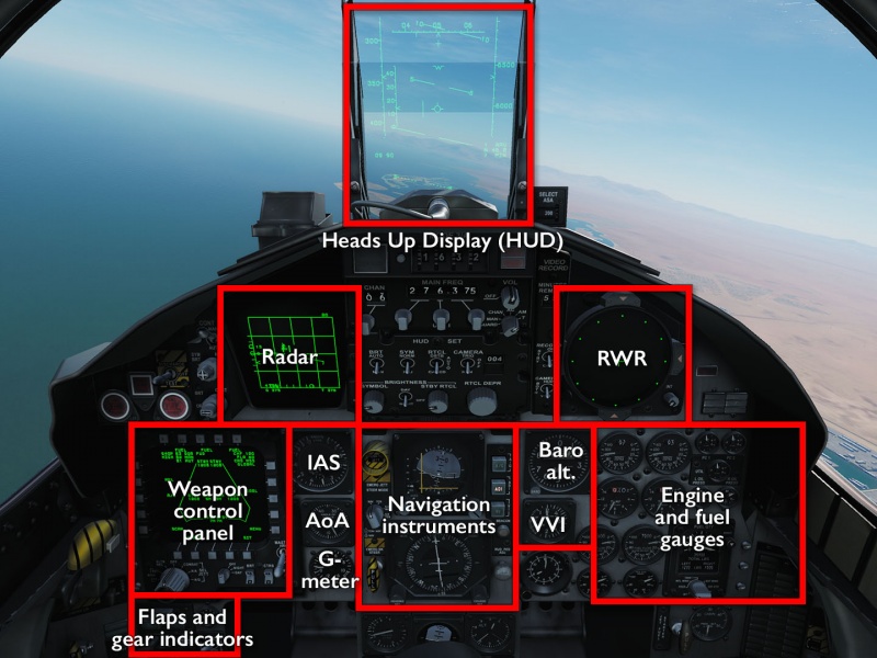 F-15C Dashboard